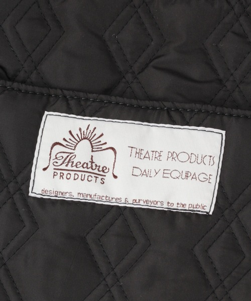 THEATRE PRODUCTS（シアタープロダクツ）の「【THEATRE PRODUCTS/シアタープロダクツ】キルティング巾着バッグ/239748（ショルダーバッグ・メンズ・ブラック/オリーブ/マスタード/ワインレッド・FREE）」の7枚目の写真
