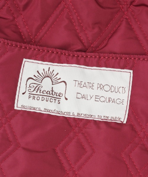 THEATRE PRODUCTS（シアタープロダクツ）の「【THEATRE PRODUCTS/シアタープロダクツ】キルティング巾着バッグ/239748（ショルダーバッグ・メンズ・ブラック/オリーブ/マスタード/ワインレッド・FREE）」の8枚目の写真