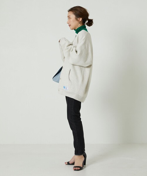 FREAK'S STORE（フリークスストア）の「▽【WEB限定】Gerry Cosby×FREAK'S STORE/ジェリー・コスビー　別注Cosbyスナップカーディガン（カーディガン/ボレロ・レディース・ブラック/グリーン/パープル/グレー/イエロー・ﾌﾘ-）」の10枚目の写真