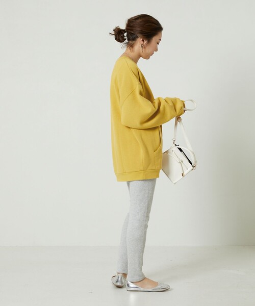 FREAK'S STORE（フリークスストア）の「▽【WEB限定】Gerry Cosby×FREAK'S STORE/ジェリー・コスビー　別注Cosbyスナップカーディガン（カーディガン/ボレロ・レディース・ブラック/グリーン/パープル/グレー/イエロー・ﾌﾘ-）」の15枚目の写真