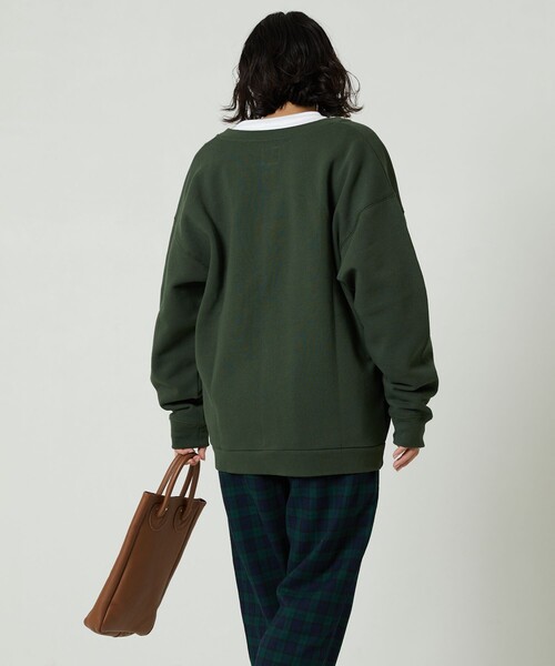 FREAK'S STORE（フリークスストア）の「▽【WEB限定】Gerry Cosby×FREAK'S STORE/ジェリー・コスビー　別注Cosbyスナップカーディガン（カーディガン/ボレロ・レディース・ブラック/グリーン/パープル/グレー/イエロー・ﾌﾘ-）」の21枚目の写真