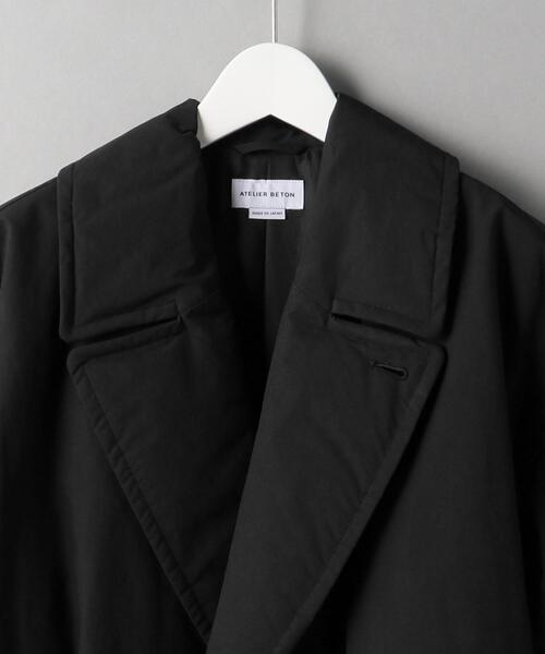 BEAUTY&YOUTH UNITED ARROWS(ビューティーアンドユースユナイテッドアローズ)の「<ATELIER BETON(アトリエべトン)>TRENCH COAT/コート(トレンチコート・メンズ・ブラック・3/2)」の8枚目の写真