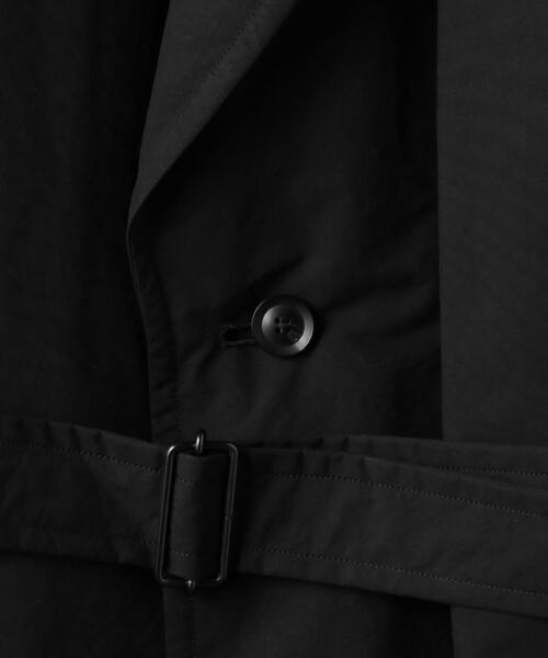 BEAUTY&YOUTH UNITED ARROWS(ビューティーアンドユースユナイテッドアローズ)の「<ATELIER BETON(アトリエべトン)>TRENCH COAT/コート(トレンチコート・メンズ・ブラック・3/2)」の6枚目の写真