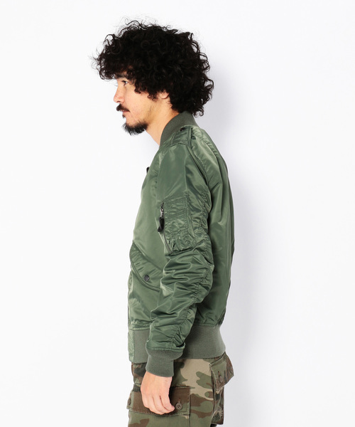 美品✨AVIREX フライトジャケット　L-2B コマーシャルロゴ　ワッペン　L アビレックス) AVIREX アヴィレックス L-2B ロゴ フライト ジャケット