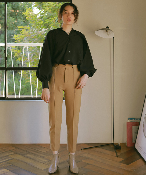 ReNorm（リノーム）の「センタープレスベイカーパンツ（その他パンツ・レディース・ネイビー/キャメル・フリー）」の17枚目の写真