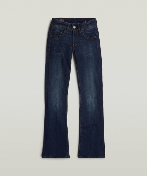 G-STAR(ジースター)の「MIDGE BOOTCUT JEANS/ブーツカットデニムパンツ/フレアジーンズ/L28/L30(デニムパンツ・レディース・ダークインディゴブルー・24inch/24/28/25inch/26inch/27inch/23/28/28/28/25/28/27/28/28inch/26/28)」の3枚目の写真