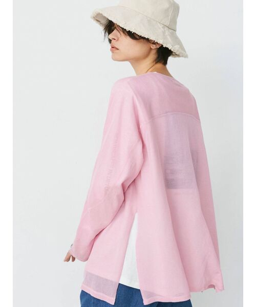 Ungrid（アングリッド）の「シアールーズスリットニット（ニット/セーター・レディース・ピンク/グリーン系その他/イエロー/ブルー・FREE）」の5枚目の写真