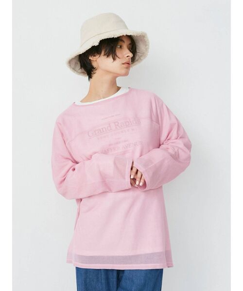 Ungrid（アングリッド）の「シアールーズスリットニット（ニット/セーター・レディース・ピンク/グリーン系その他/イエロー/ブルー・FREE）」の6枚目の写真