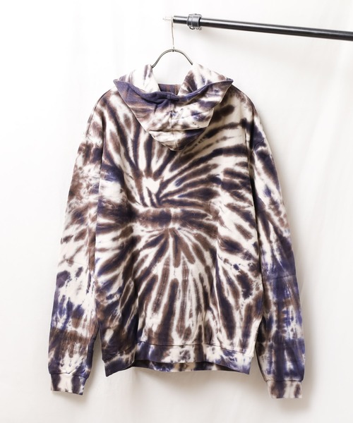 FRANKLIN & MARSHALL（フランクリンマーシャル）の「【Kt】【it】【FRANKLIN＆MARSHALL】TIEDYE PK - プリントパーカー（パーカー・レディース・ブラック/レインボー/ネイビー・MEDIUM/LARGE/X-LARGE）」の6枚目の写真