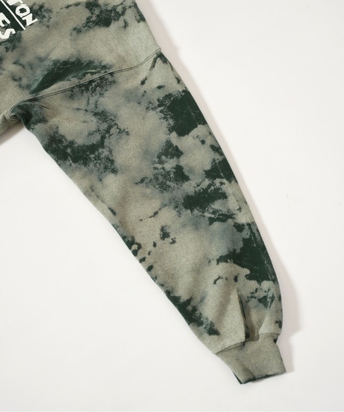 Johnbull Private labo（ジョンブルプライベートラボ）の「【rebear Vintage】ランダムブリーチクルースウェット（スウェット・メンズ・グリーン・FREE）」の5枚目の写真