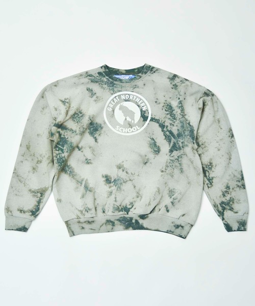 Johnbull Private labo（ジョンブルプライベートラボ）の「【rebear Vintage】ランダムブリーチクルースウェット（スウェット・メンズ・グリーン・FREE）」の19枚目の写真