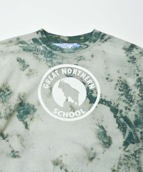 Johnbull Private labo（ジョンブルプライベートラボ）の「【rebear Vintage】ランダムブリーチクルースウェット（スウェット・メンズ・グリーン・FREE）」の18枚目の写真