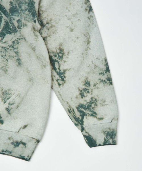 Johnbull Private labo（ジョンブルプライベートラボ）の「【rebear Vintage】ランダムブリーチクルースウェット（スウェット・メンズ・グリーン・FREE）」の16枚目の写真