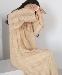 Bab | 起毛レースBOHOロングワンピース(ワンピース)