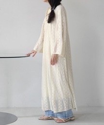 Bab | 総レースBOHOロングワンピース(ワンピース)