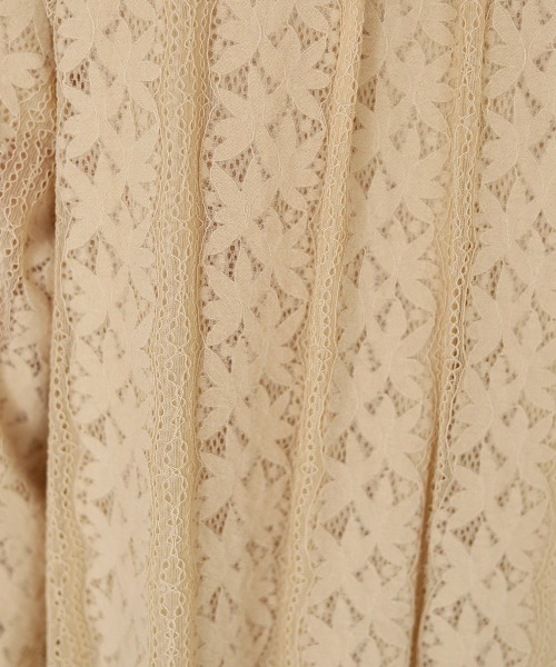 Bab（バブ）の「総レースBOHOロングワンピース（ワンピース・レディース・ベージュ/ブラック/オフホワイト・M）」の9枚目の写真