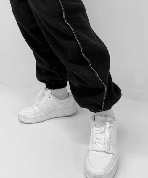 LVEU.（ラブユ.）の「Stitch fleece setup / ステッチフリースセットアップ（セットアップ・レディース・ブラック・FREE）」の9枚目の写真