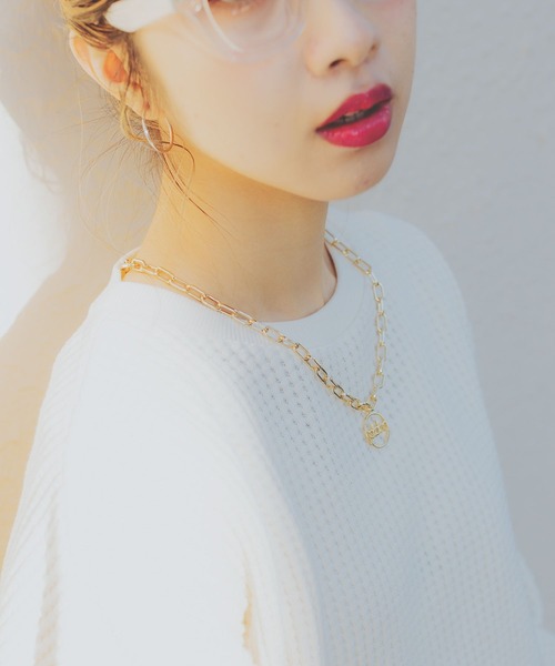 PAGEBOY(ページボーイ)の「【PAGEBOYLIM】サークルロゴネックレス(ネックレス・レディース・ライトブラウン/グレイッシュベージュ・FREE)」の7枚目の写真