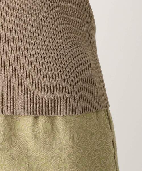 OPAQUE.CLIP（オペークドットクリップ）の「◆フハク切替 ボリュームスリーブニット【WEB限定サイズ】（ニット/セーター・レディース・ベージュ/ホワイト系/ブラック・40/38/42）」の20枚目の写真