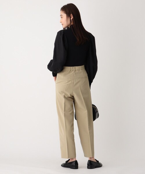 OPAQUE.CLIP（オペークドットクリップ）の「◆フハク切替 ボリュームスリーブニット【WEB限定サイズ】（ニット/セーター・レディース・ベージュ/ホワイト系/ブラック・40/38/42）」の11枚目の写真