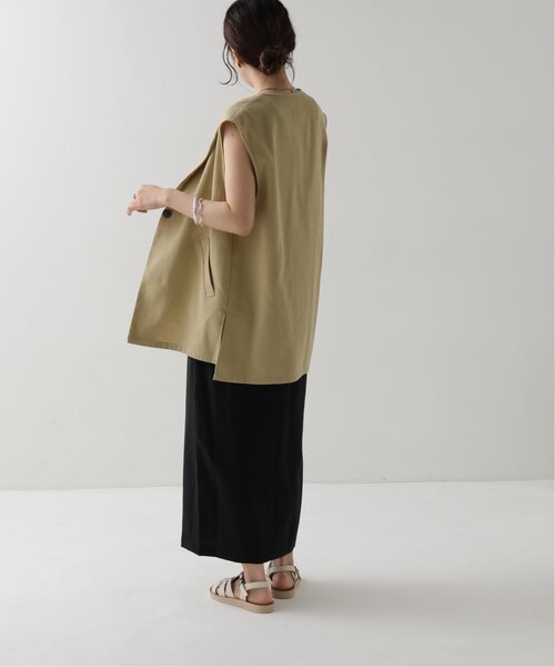 RAY CASSIN（レイカズン）の「スリットナロースカート（スカート・レディース・ブラック/キナリ/ブルー・FREE）」の7枚目の写真