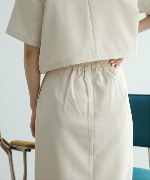 RAY CASSIN（レイカズン）の「スリットナロースカート（スカート・レディース・ブラック/キナリ/ブルー・FREE）」の15枚目の写真