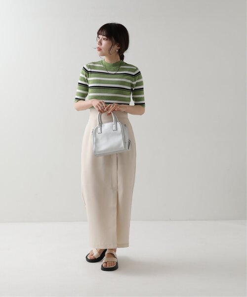 RAY CASSIN（レイカズン）の「スリットナロースカート（スカート・レディース・ブラック/キナリ/ブルー・FREE）」の20枚目の写真