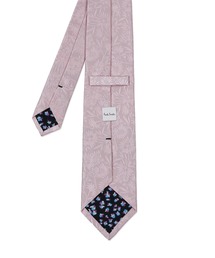 【未使用に近い✨】ポールスミス ネクタイ ベージュ 花柄 ジャガード 高級シルク ヴィンテージ ジャカードフローラル タイ（150095552MUN