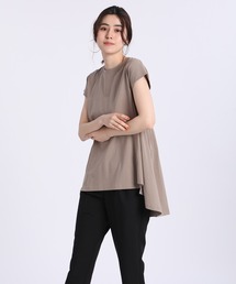 INED CLARO | バックギャザーチュニック(Tシャツ/カットソー)