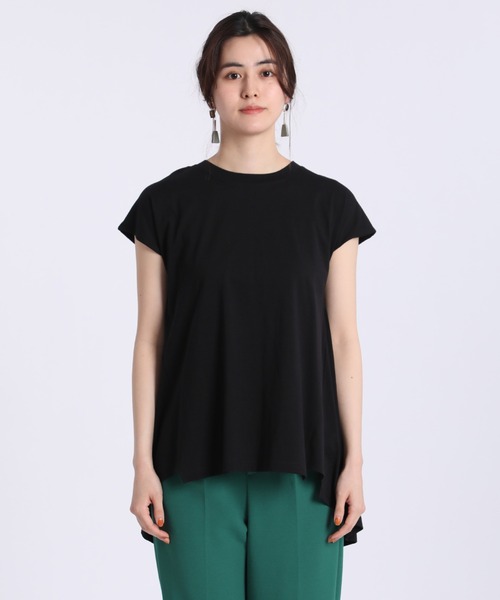 INED CLARO（イネドクラロ）の「バックギャザーチュニック（Tシャツ/カットソー・レディース・ブラック/オフホワイト/サンドグレー/ワイン・フリー）」の10枚目の写真