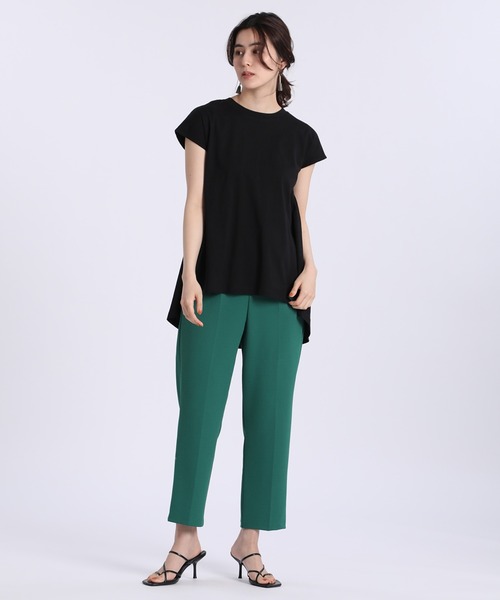 INED CLARO（イネドクラロ）の「バックギャザーチュニック（Tシャツ/カットソー・レディース・ブラック/オフホワイト/サンドグレー/ワイン・フリー）」の14枚目の写真