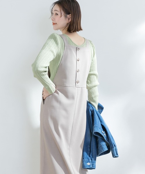 セール F By Rosso バックボタンジャンパースカート ワンピース F By Rosso エフバイロッソ のファッション通販 Zozotown