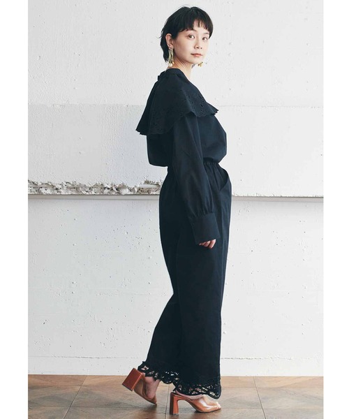 MEDE19F(メデジュウキュウ)の「MEDE19F カットワークブラウス(シャツ/ブラウス・レディース・ホワイト/ブラック・MEDIUM/LARGE/X-LARGE/XX-LARGE)」の6枚目の写真