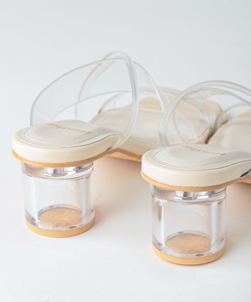 Heather（ヘザー）の「クリアヒールサンダル2  270627（サンダル・レディース・シルバー/アイボリー・S/M/L）」の18枚目の写真