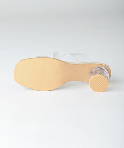 Heather（ヘザー）の「クリアヒールサンダル2  270627（サンダル・レディース・シルバー/アイボリー・S/M/L）」の16枚目の写真