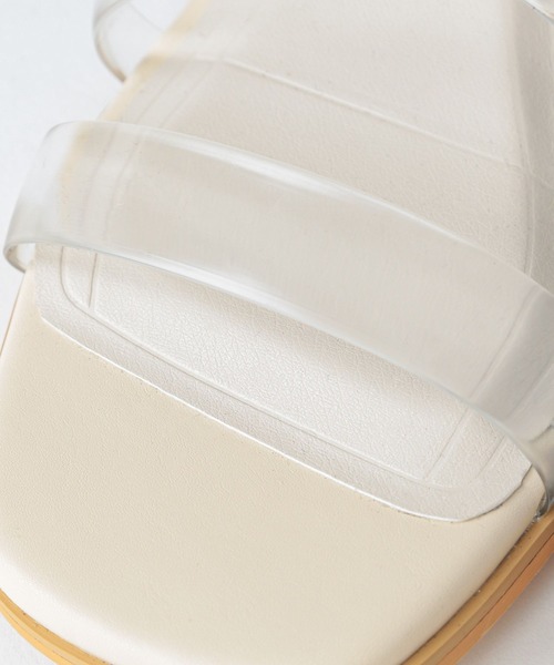 Heather（ヘザー）の「クリアヒールサンダル2  270627（サンダル・レディース・シルバー/アイボリー・S/M/L）」の12枚目の写真