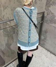 PairPair | ジャガードニットベスト(ユニセックス)(ベスト)