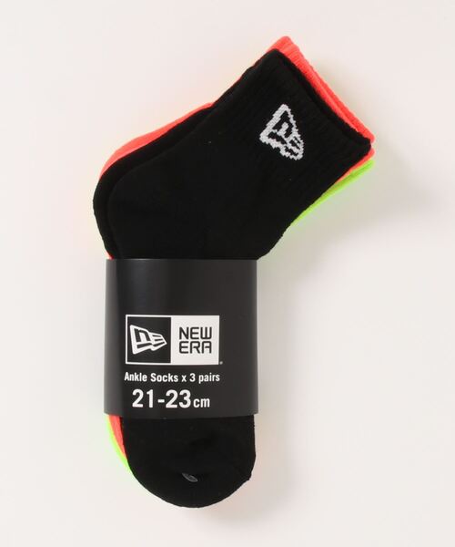 NEW ERA（ニューエラ）の「【NEW ERA】ソックス アンクル 3ペア フラッシュパック [BSC]（ソックス/靴下・メンズ・マルチ・21cm/25cm/27cm/23cm）」の6枚目の写真