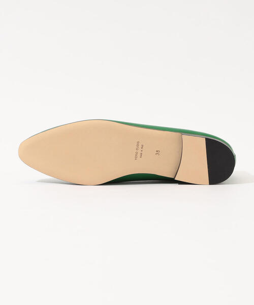 TOMORROWLAND （トゥモローランド）の「TOMORROWLAND アーモンドトゥ フラットシューズ（バレエシューズ・レディース・サックスブルー/グリーン・38/36/37）」の4枚目の写真