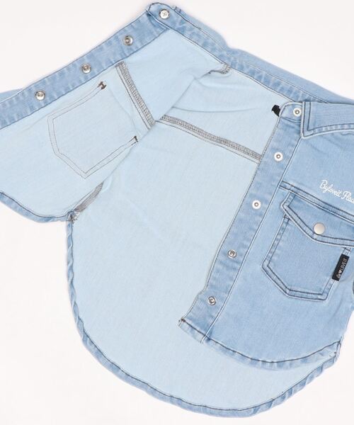 by LOVEiT（バイラビット）の「デニムシャツジャケット（シャツ/ブラウス・キッズ・サックスブルー/ブルー・160cm/150cm/120cm/140cm/130cm）」の16枚目の写真