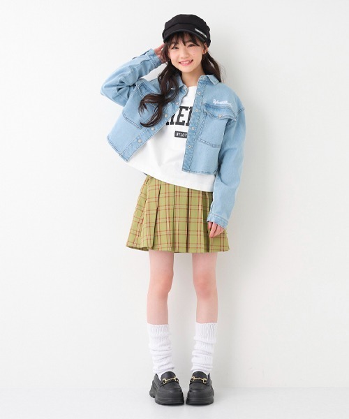 by LOVEiT（バイラビット）の「デニムシャツジャケット（シャツ/ブラウス・キッズ・サックスブルー/ブルー・160cm/150cm/120cm/140cm/130cm）」の13枚目の写真