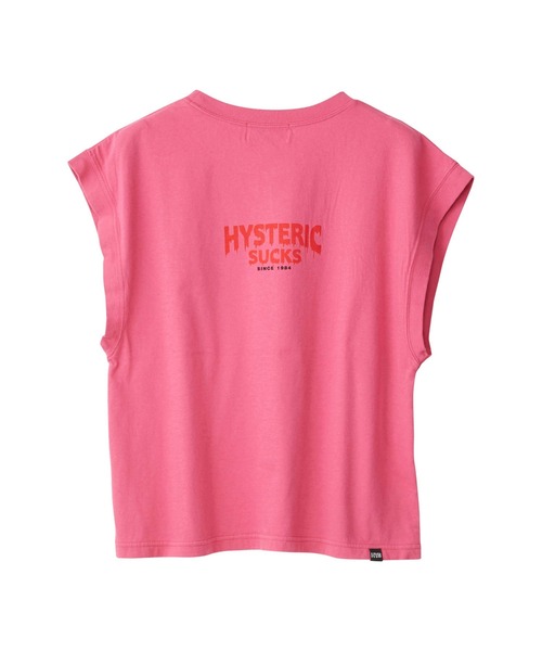 HYSTERIC GLAMOUR(ヒステリックグラマー)の「HYS SUCKS Tシャツ(Tシャツ/カットソー・レディース・ブラック/グリーン/ピンク・FREE)」の6枚目の写真