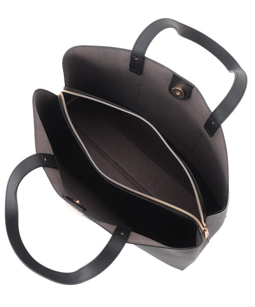 DRESKIP(ドレスキップ)の「◆【フォーマル/入卒】一枚皮風あおりポケットト-ト(トートバッグ・レディース・グレー/ブラック/イエロー系・00)」の9枚目の写真