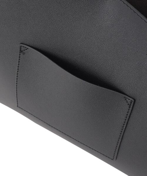 DRESKIP(ドレスキップ)の「◆【フォーマル/入卒】一枚皮風あおりポケットト-ト(トートバッグ・レディース・グレー/ブラック/イエロー系・00)」の11枚目の写真