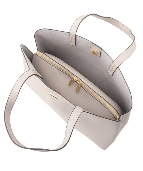 DRESKIP(ドレスキップ)の「◆【フォーマル/入卒】一枚皮風あおりポケットト-ト(トートバッグ・レディース・グレー/ブラック/イエロー系・00)」の12枚目の写真