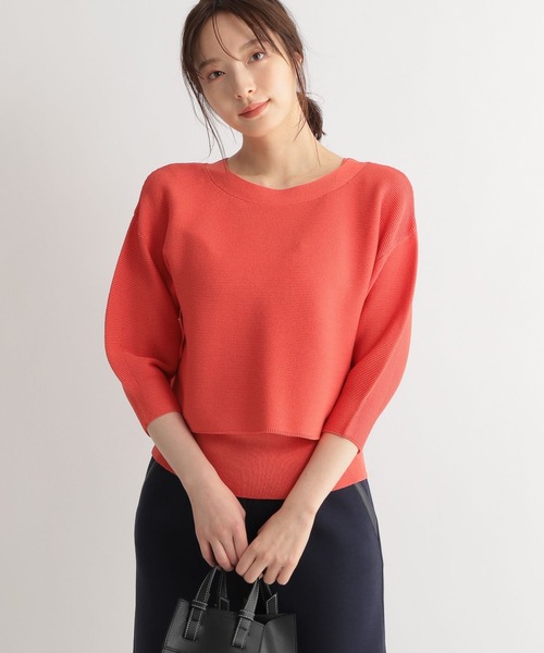 Andemiu（アンデミュウ）の「タンタケ＊タンク２セット273165（アンサンブル・レディース・ベージュ/ブルー/ピンク・FREE）」の10枚目の写真