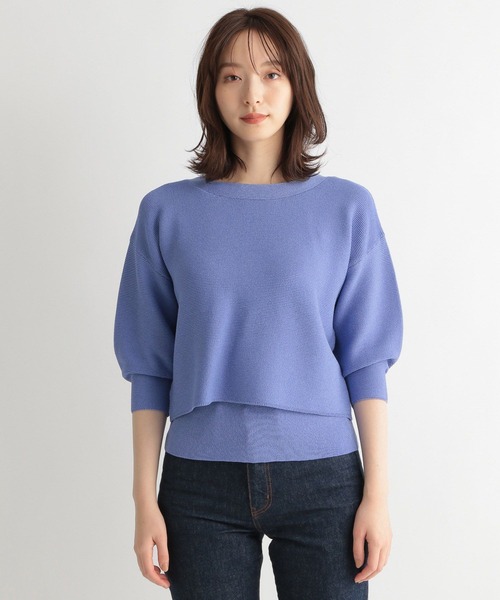 Andemiu（アンデミュウ）の「タンタケ＊タンク２セット273165（アンサンブル・レディース・ベージュ/ブルー/ピンク・FREE）」の11枚目の写真