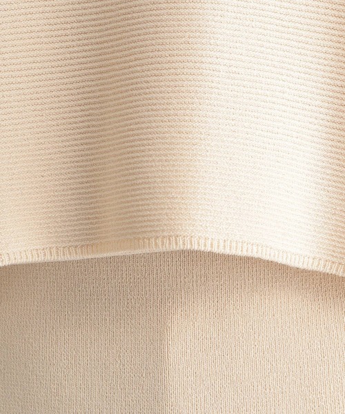 Andemiu（アンデミュウ）の「タンタケ＊タンク２セット273165（アンサンブル・レディース・ベージュ/ブルー/ピンク・FREE）」の7枚目の写真