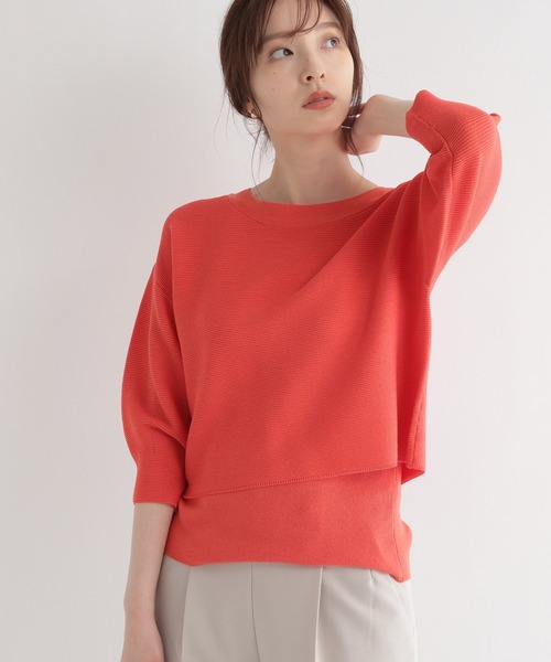 Andemiu（アンデミュウ）の「タンタケ＊タンク２セット273165（アンサンブル・レディース・ベージュ/ブルー/ピンク・FREE）」の21枚目の写真