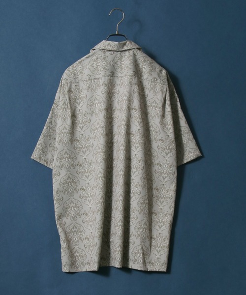 ANPAS（アンパス）の「Total Pattern Print Oversize Open Collar Shirt/総柄プリント オーバーサイズ オープンカラーシャツ（シャツ/ブラウス・メンズ・ホワイト/ブラック/ベージュ/ブルー/マルチ/ブラック系その他・M/L）」の13枚目の写真
